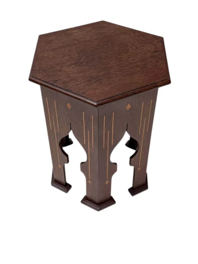 Arts & Crafts Side Table in Wenge, 1900s